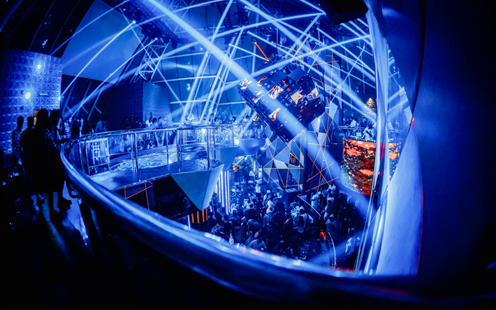 Solitaire Club, 4k, night club, discotheque, Dubai, UAE