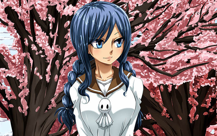 Juvia Lockser, sakura, manga, Juvia av den Djupa, huvudpersonen, Fairy Tail