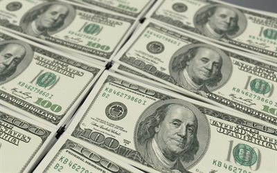 hintergrund mit 100-dollar-scheine, geld, hintergrund, amerikanische dollar -, finanz-konzepte, w&#228;hrung, konzepte