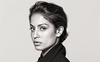 Hiba Abouk, retrato, a atriz espanhola, sess&#227;o de fotos, lindos olhos, Hiba Aboukhris Benslimane