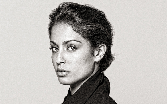 Hiba Abouk, portrait, actrice espagnole, s&#233;ance de photos, de beaux yeux, Hiba Aboukhris Benslimane
