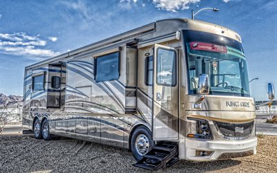 Newmark King Aire 4553, 2019, luxury motorhome, exterior, front view, american motorhomes, Newmar