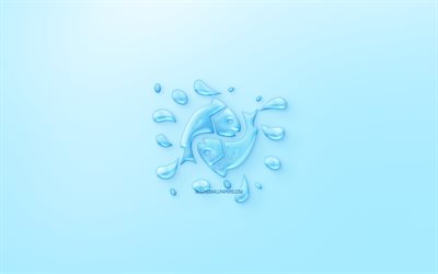 Pisces Zodiac Sign, horoscope signs, sign of water, Pisces Sign, astrological sign, Pisces, blue background, creative water art