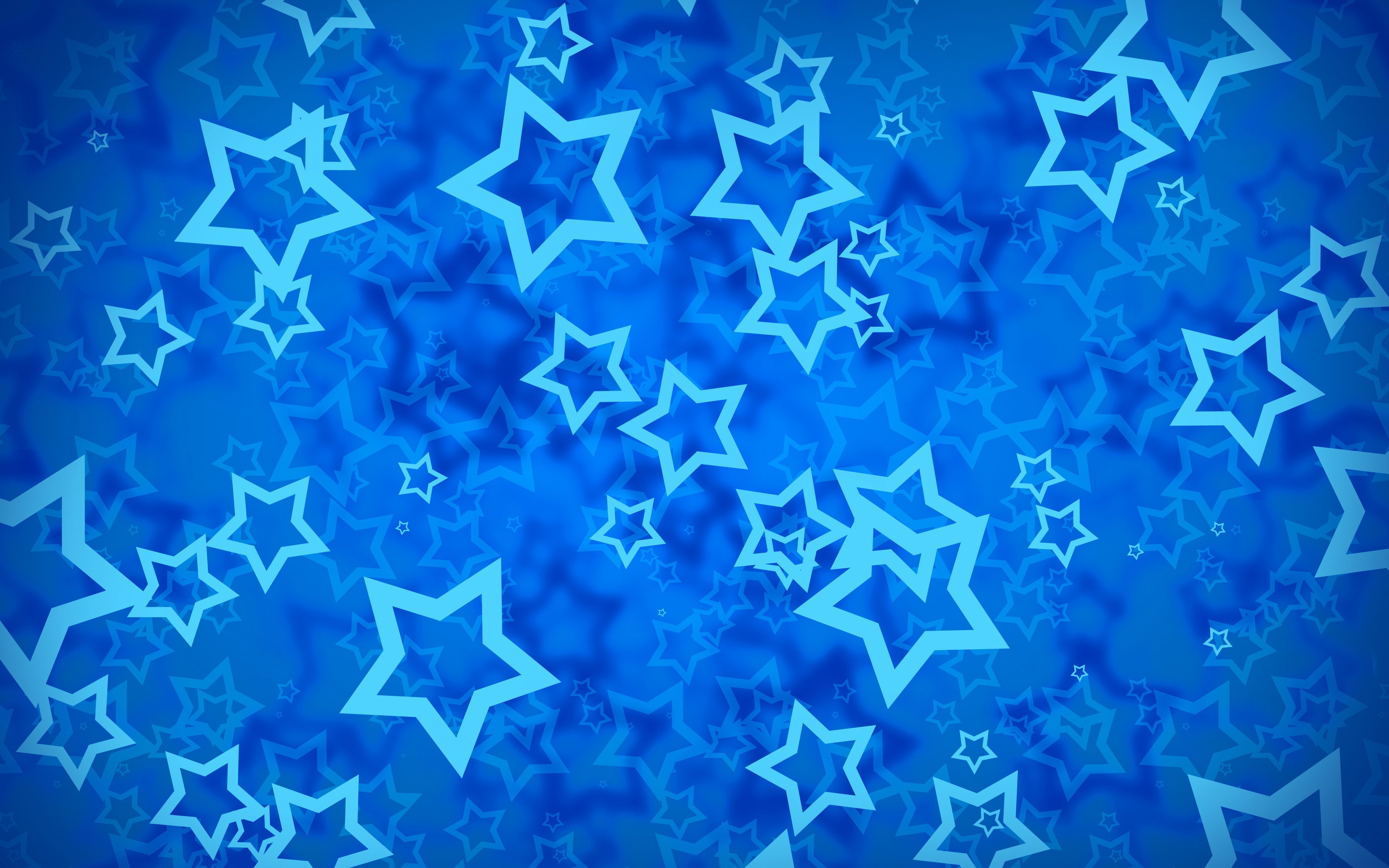 blue stars background, 4k, stars patterns, background with stars, blue...