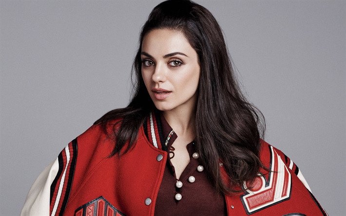 4k, Mila Kunis, 2017, stelle del cinema, l&#39;attrice americana, bruna, di bellezza, di Hollywood