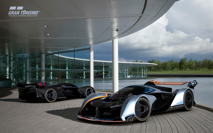 Gran Turismo Sport, en 2017, des jeux, de la 4k, McLaren Ultime Vision Gran Turismo, simulateur de conduite, Gran Turismo