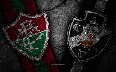 Fluminense vs Vasco da Gama, Round 32, Serie A, Brazil, football, Fluminense FC, Vasco da Gama FC, soccer, brazilian football club