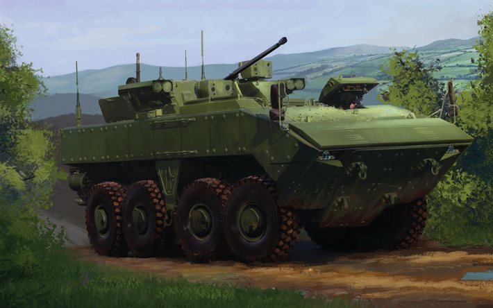 VPK-7829ブメラン, 歩兵戦闘車, ブーメラン, ロシア, 装甲兵員輸送車, ロシアの装甲車両