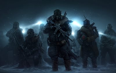 Wasteland 3, warriors, game characters