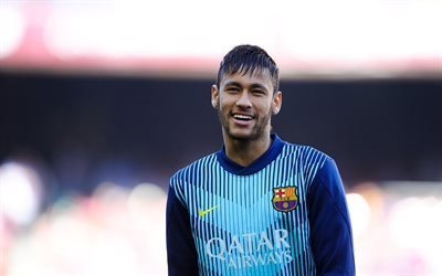 Neymar, football, FC Barcelona, football stadium, training