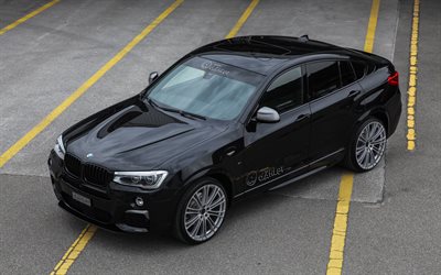 Dahler Suunnittelu, tuning, BMW X4, F26, 2017 autot, M40i, musta x4, BMW
