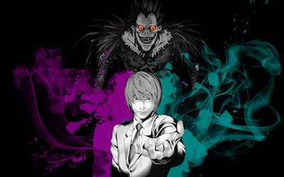 L Lawliet, Ryuk, el manga de Death Note