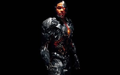 Cyborg, 2018, Justice league, poster, new movies, Ray Fisher, American actor