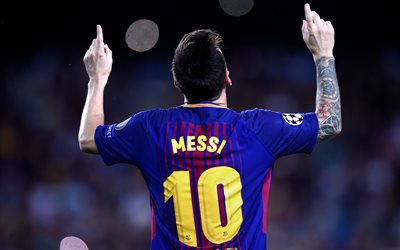 Lionel Messi, gol, Barcellona, Spagna, T-shirt, 10 numero, La Liga, Leo Messi, Argentina