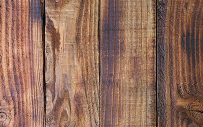 brown planks texture, vertical planks texture, old wood background, wood planks