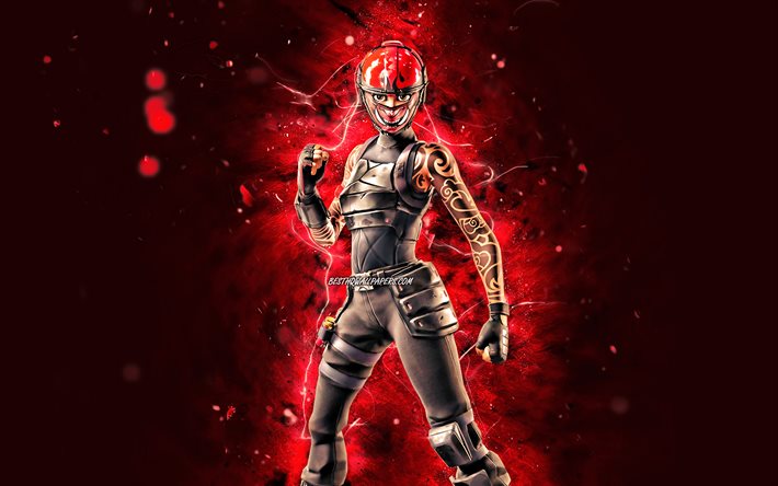 Download Wallpapers Manic 4k Red Neon Lights 2020 Games Fortnite Battle Royale Fortnite Characters Manic Skin Fortnite Manic Fortnite For Desktop Free Pictures For Desktop Free