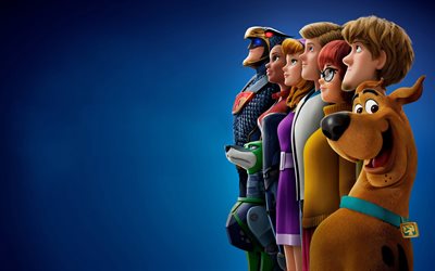 Scooby Película, 4k, cartel, animación 3D, 2020 películas, Scooby 4K