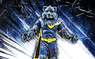 Download Wallpapers 4k Grizz Grunge Art Mascot Memphis Grizzlies Nba Usa Memphis Grizzlies Mascot Nba Mascots Blue Abstract Rays Official Mascot Grizz Mascot For Desktop Free Pictures For Desktop Free