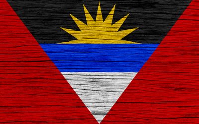 Pavillon d&#39;Antigua-et-Barbuda, 4k, Am&#233;rique du Nord, en bois, texture, Antigua drapeau, symbole national, Antigua-et-Barbuda drapeau, de l&#39;art, Antigua-et-Barbuda