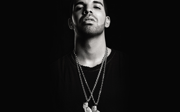 Drake, 4k, yksiv&#228;rinen, kanadalainen r&#228;pp&#228;ri, laulaja, Aubrey Drake Graham