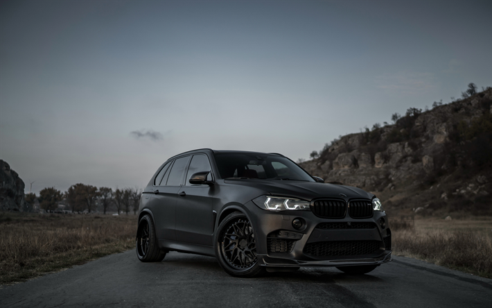 4k, BMW X5, Alacakaranlık, 2018 arabalar, F15, Z Performans, ayarlama, SUV, BMW