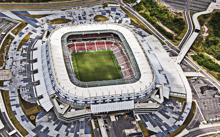 Arena Pernambuco, ブラジルのサッカースタジアム, サンロレンソda Mata, レシフェ, ブラジル, エアロビュー, クラブナウティコCapibaribe, ナウティコスタジアム, 新しいブラジルのスタジアム