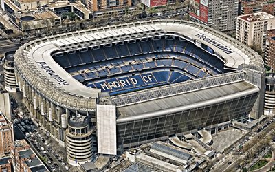 Stade Santiago Bernabeu, Madrid, Espagne, le Real Madrid Stadium, espagnol Stades de Football, La Liga, Football, Real Madrid CF