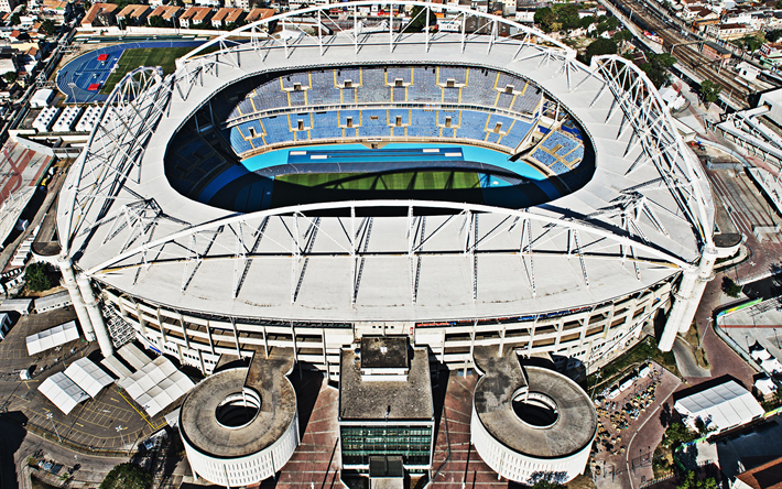 Engenhao, Estadio Olimpico Nilton Santos, Rio de Janeiro, il Botafogo, stadio, stadio di calcio Brasiliano, vista dall&#39;alto, Brasile, stadi