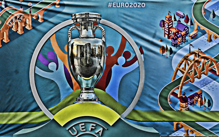 UEFA Euro 2020, award, silver cup, Euro 2020, football tournament, Europe, 2020 UEFA European Football Championship