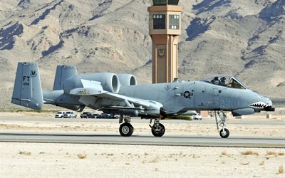 Fairchild Republic, A-10 Thunderbolt II, American twin-engine attack aircraft, US Air Force, US, combat aviation, A-10C