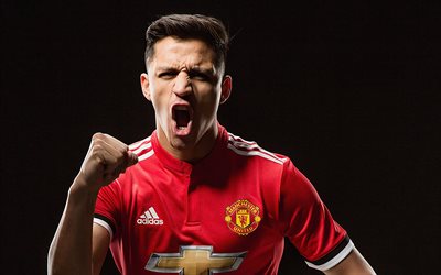Alexis Sanchez, Manchester United, photoshoot, Premier League, Englanti, Chilel&#228;inen jalkapalloilija