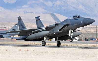 McDonnell Douglas F-15 Eagle, F-15C, American fighter, US Air Force, Oregon, Portland, USA: s milit&#228;ra flygplan, USA