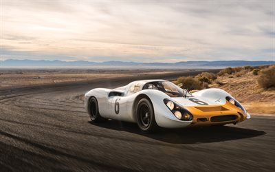Porsche908マートクーペ, 1968, レトロなレーシングカー, スポーツカー, クラシック車, ポルシェ