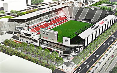 Audi Field, Washington, New Soccer Stadium, USA, DC United Stadium, Major League Soccer, project, Soccer, MLS