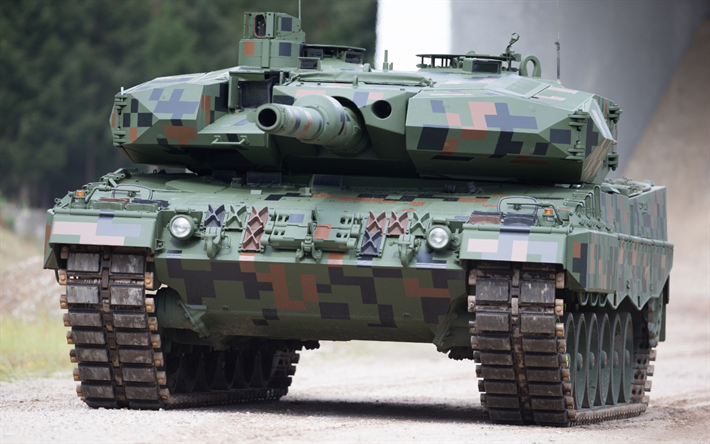 Leopard 2PL, tedesco serbatoio di battaglia principale, moderni carri armati, l&#39;Esercito tedesco, tedesco veicoli blindati, carri armati, Germania, Bundeswehr