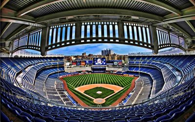 Yankee Stadium, american baseball stadium, New York Yankees, inside view, Major League Baseball, New York, USA, MLB