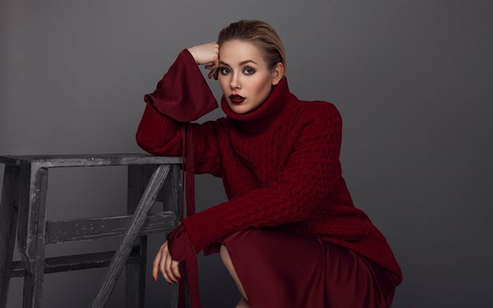 Zoe Berb&#232;re, 2020, actrice russe, la beaut&#233;, la femme blonde, russe c&#233;l&#233;brit&#233;, Zoe Berb&#232;re photoshoot