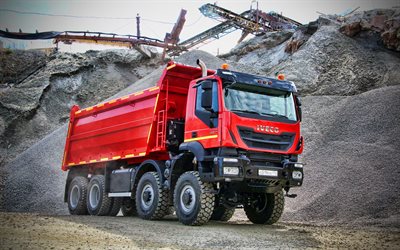 IVECO-AMT 753910-10, 4k, dumper, 2020 camions, camions &#224; benne, CAMION, transport de fret, 2020 Iveco Trakker, trucks, IVECO