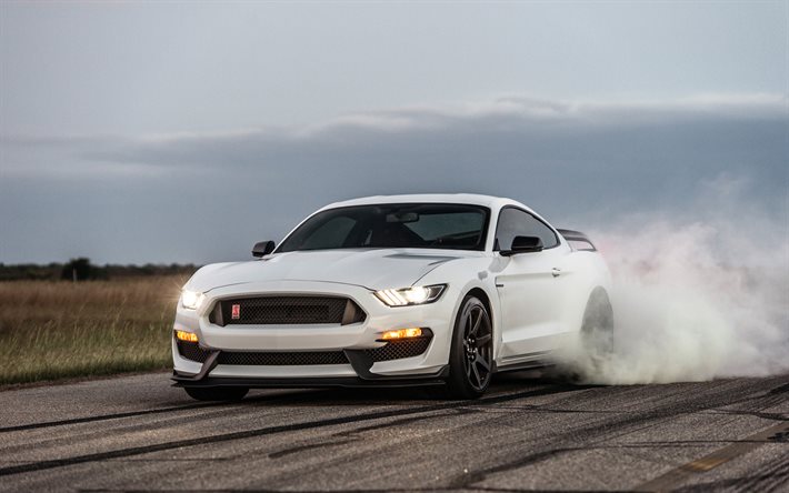 Hennessey Shelby GT350R HPE850 Supercharged, drift, carros 2020, supercarros, Ford Mustang 2020, carros americanos, Ford
