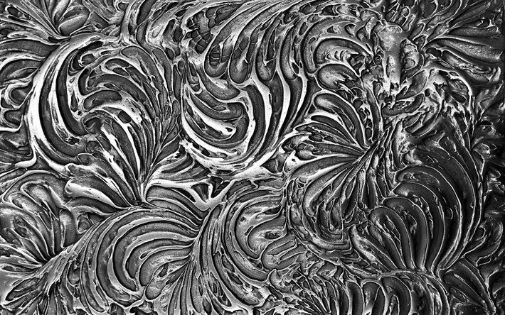 metal vintage background, 4k, metal floral pattern, floral ornaments, vintage floral pattern, background with ornaments, floral patterns, metal backgrounds