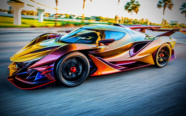 Apollo Intensa Emozione, HDR, hypercars, voitures 2020, tuning, Apollo IE, supercars, voitures allemandes, Apollo