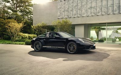 4k, Porsche 911 Targa 4 GTS, supercars, 2022 cars, Porsche 992, 2022 Porsche 911 Targa 4 GTS, german cars, Porsche