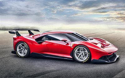 Ferrari P80C, 4k, supercars, 2019 cars, new P80C, italian cars, Ferrari