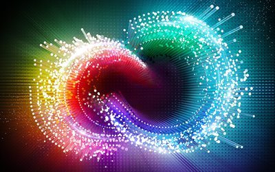infinity sign, 3D art, colorful cloud, creative, abstract 3D cloud, infinity, cloud