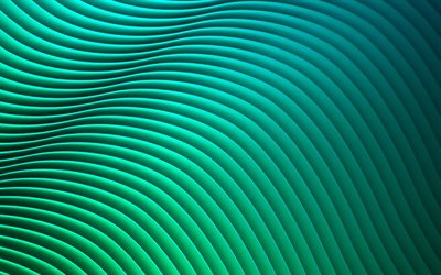 blue 3D waves, blue background, 3D waves texture, blue waves, 3D textures, artwork, abstract waves