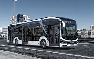 MAN Lions City E, Electric Bus, city passenger bus, german electric buses, MAN