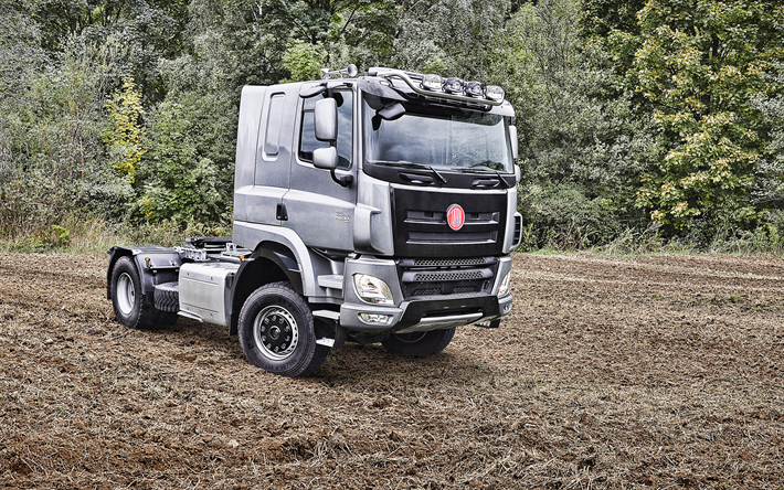 tatra phoenix, 2019, euro 6, 4x4, new truck, new silver phoenix, tatra