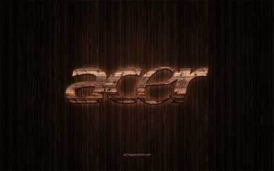 Acer-logo, puinen logo, puinen tausta, Acer, tunnus, merkit, puinen taide