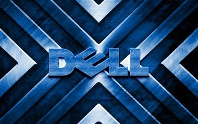 Download wallpapers Dell metal logo, 4K, blue metal background, brands,  metal arrows, Dell logo, creative, Dell for desktop free. Pictures for  desktop free