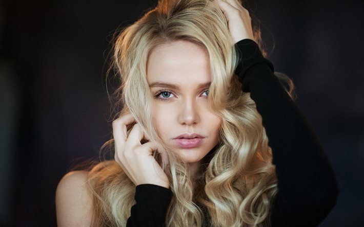 Maria Popova, photomodels, sk&#246;nhet, blond